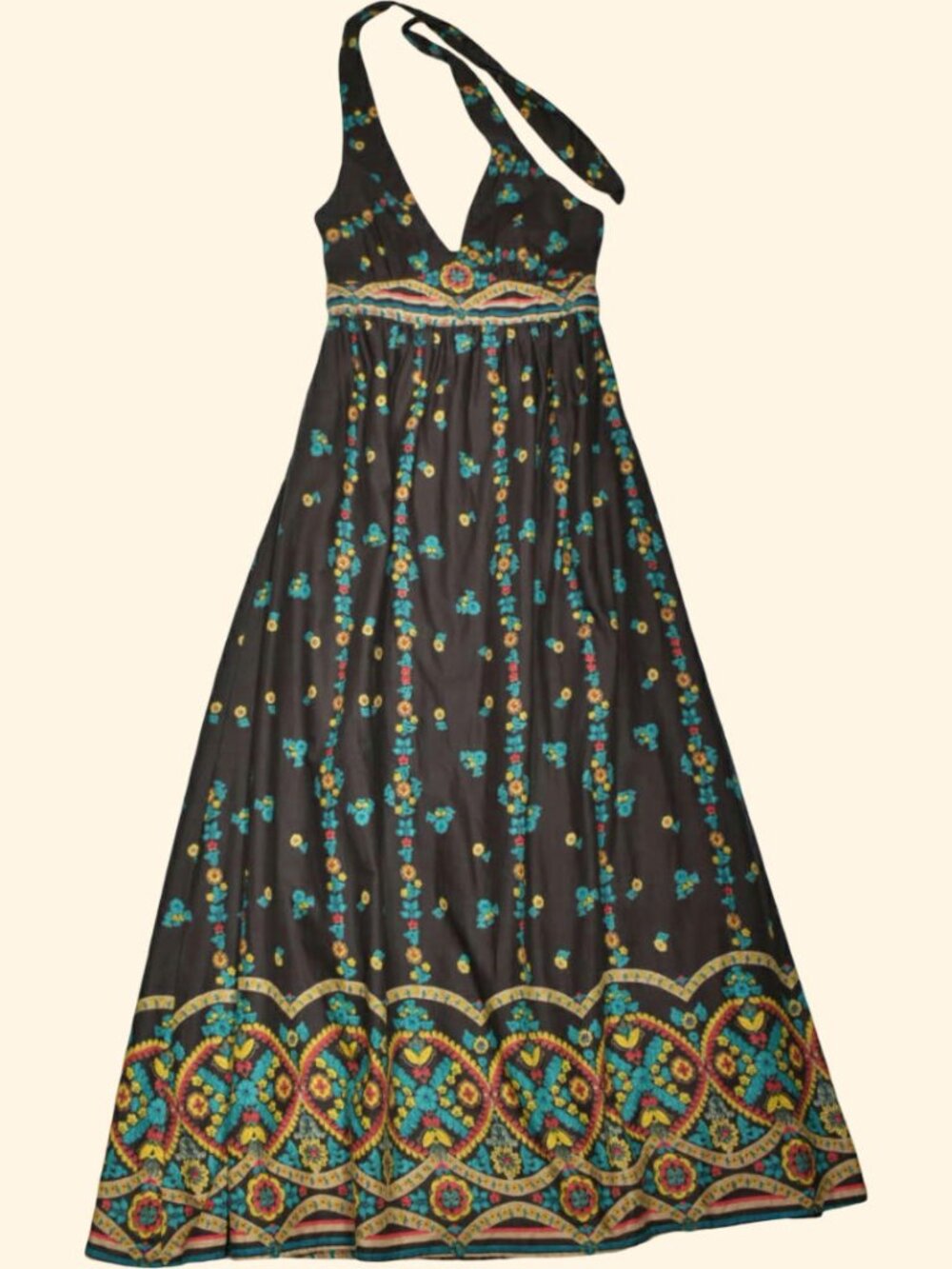 Speed Control New York halter maxi dress Size S